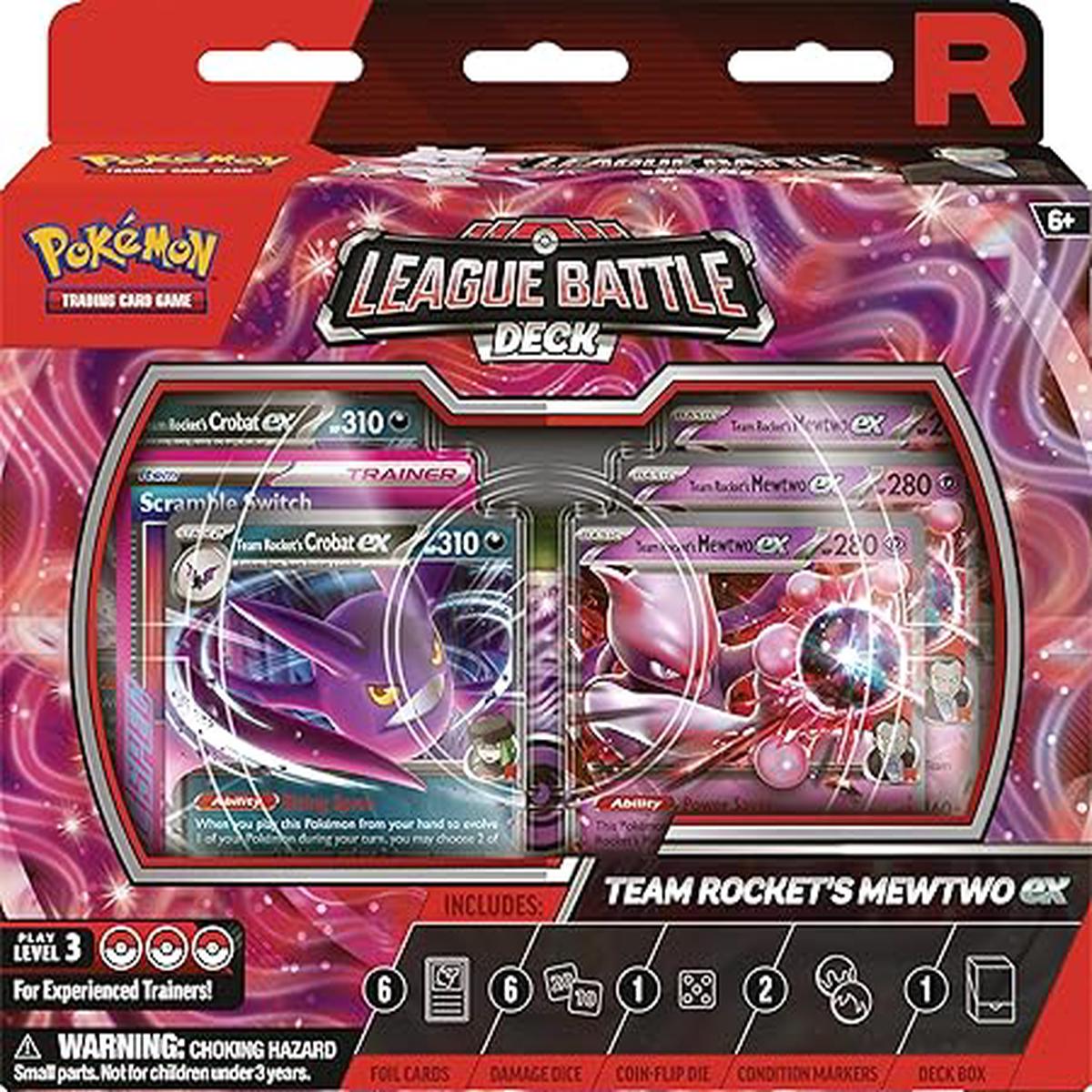 Pokmon TCG Team Rockets Mewtwo ex League Battle Deck