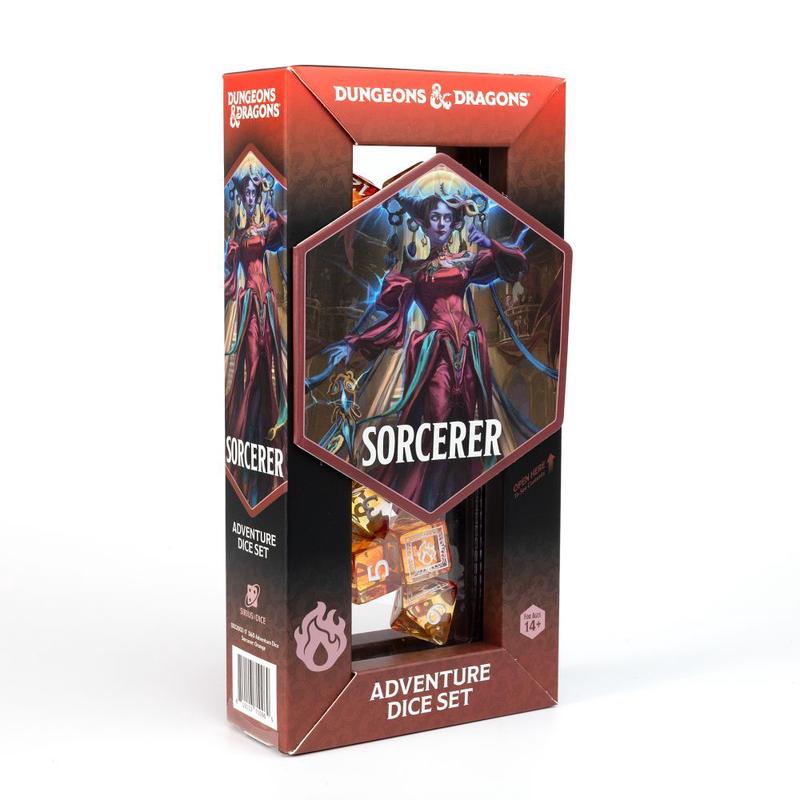 Sirius DZ2002-17 Dice D&D Adventure Dice Sorcerer Orange