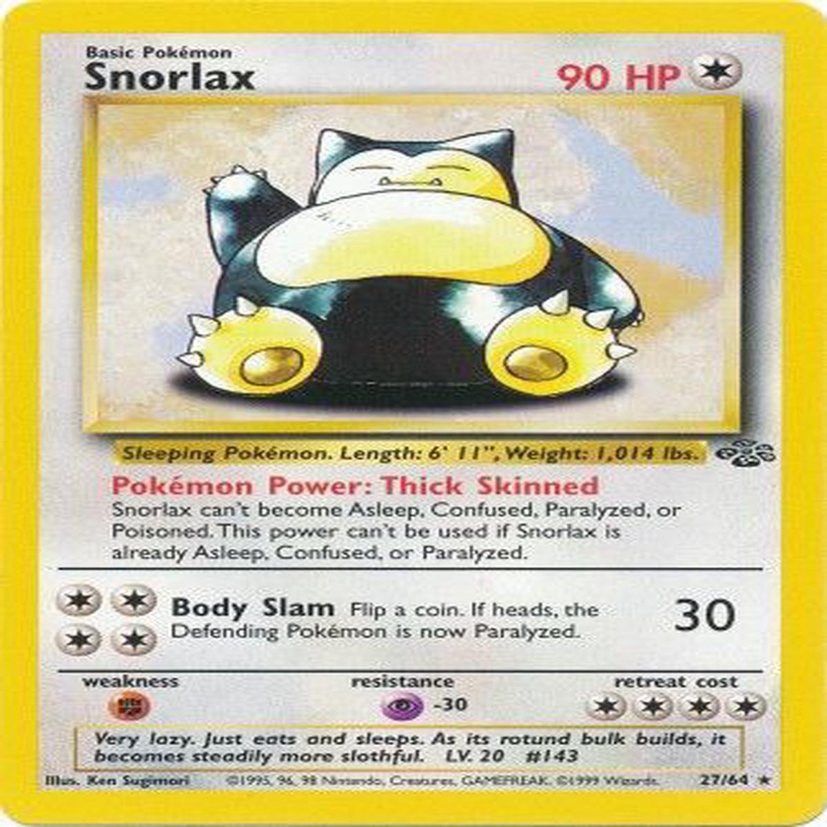 Snorlax Jungle #27/64 Pokemon Trading Card
