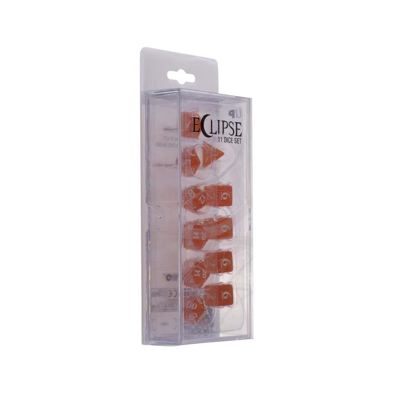 Ultra Pro 15567 Eclipse 11 Dice Set: Pumpkin Orange