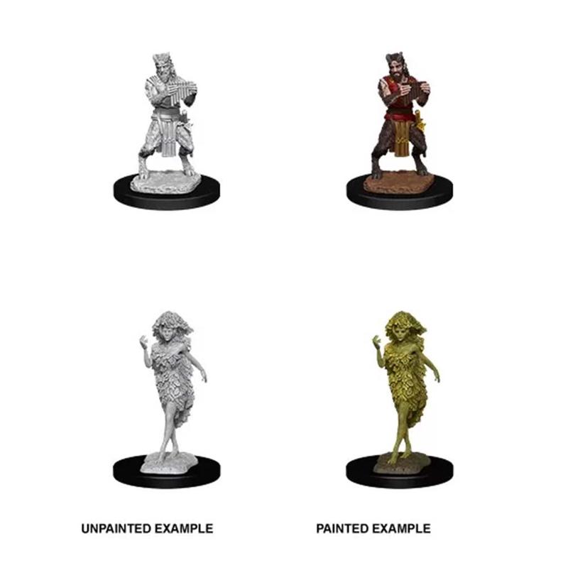 WizKids 90018 D&D Nolzurs Marvelous Miniatures Satyr & Dryad