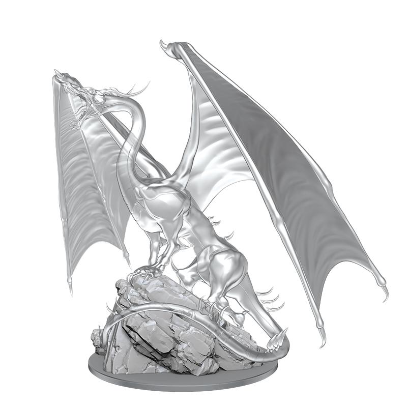 WizKids 90491 D&D Nolzurs Marvelous Miniatures: Young Emerald Dragon