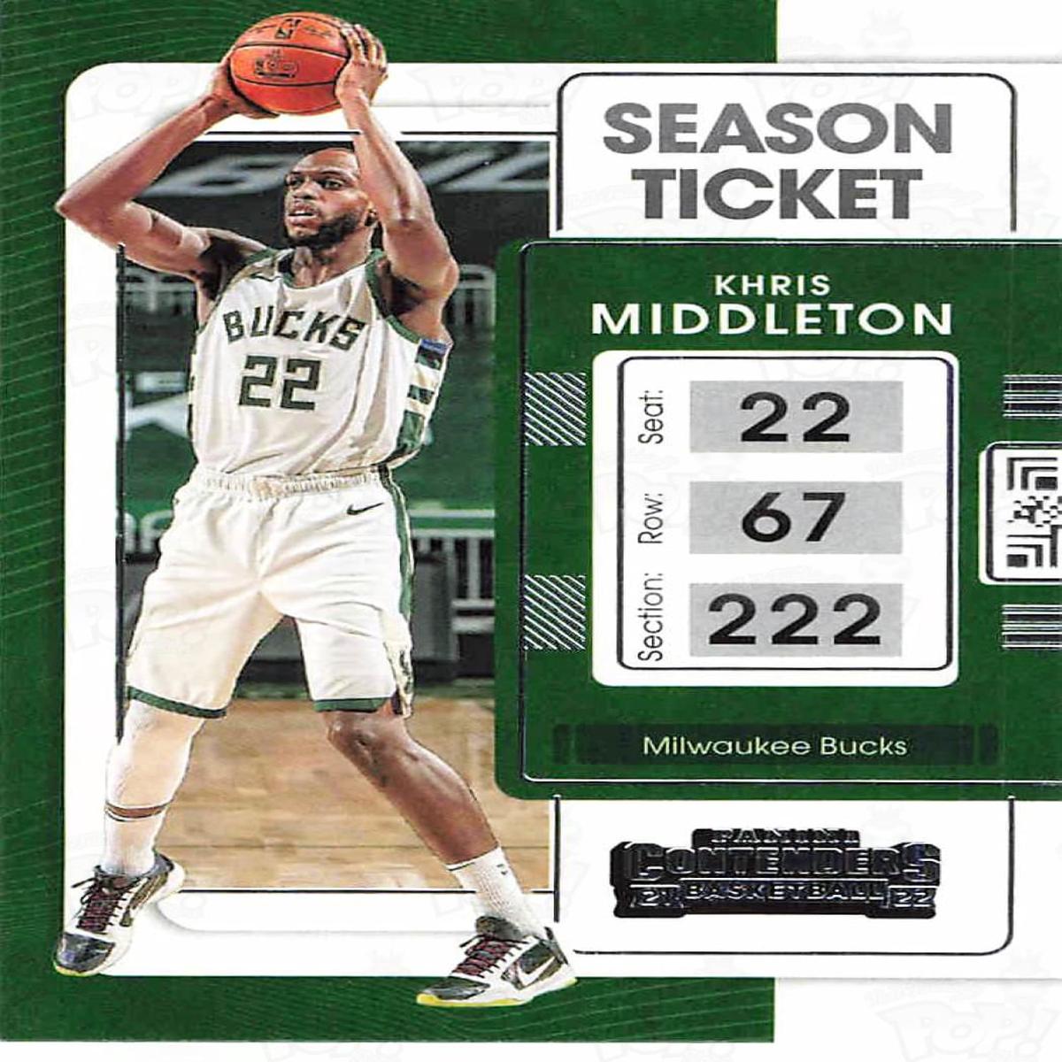 2021-22 Panini Contenders Season Ticket Khris Middleton
