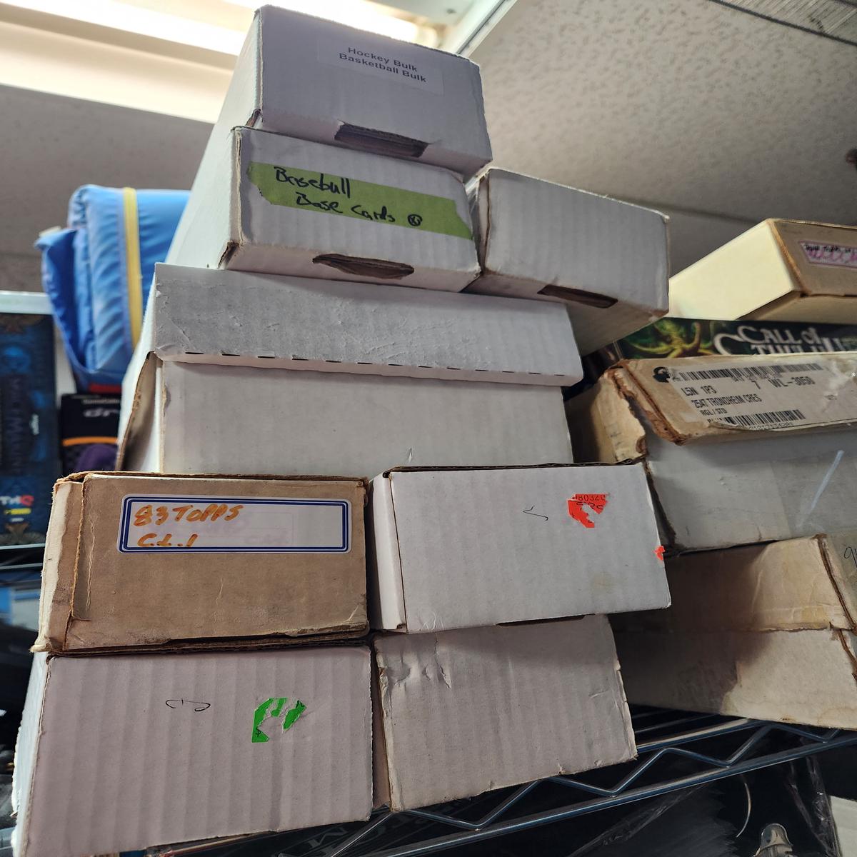 500+ Sports Card Bulk Lot - Mainly Hockey, Baseball, Basketball, Football