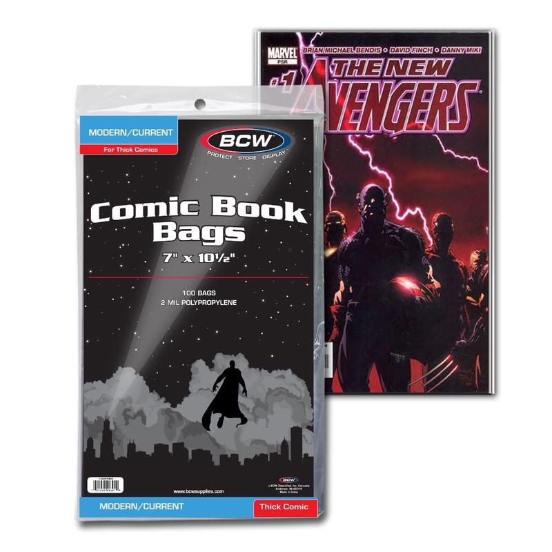 BCW / Monster 1-CUR-R Comic Bags Resealable Cur/M 6 7/8 x 10 1/2