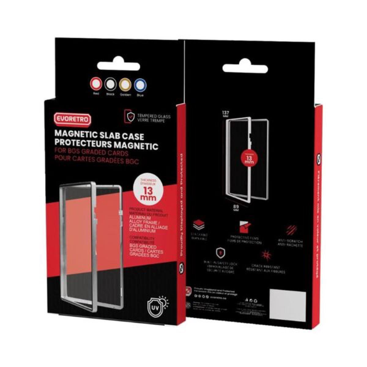 Evoretro Magnetic Case for PSA Graded Card Pack of 1  Black