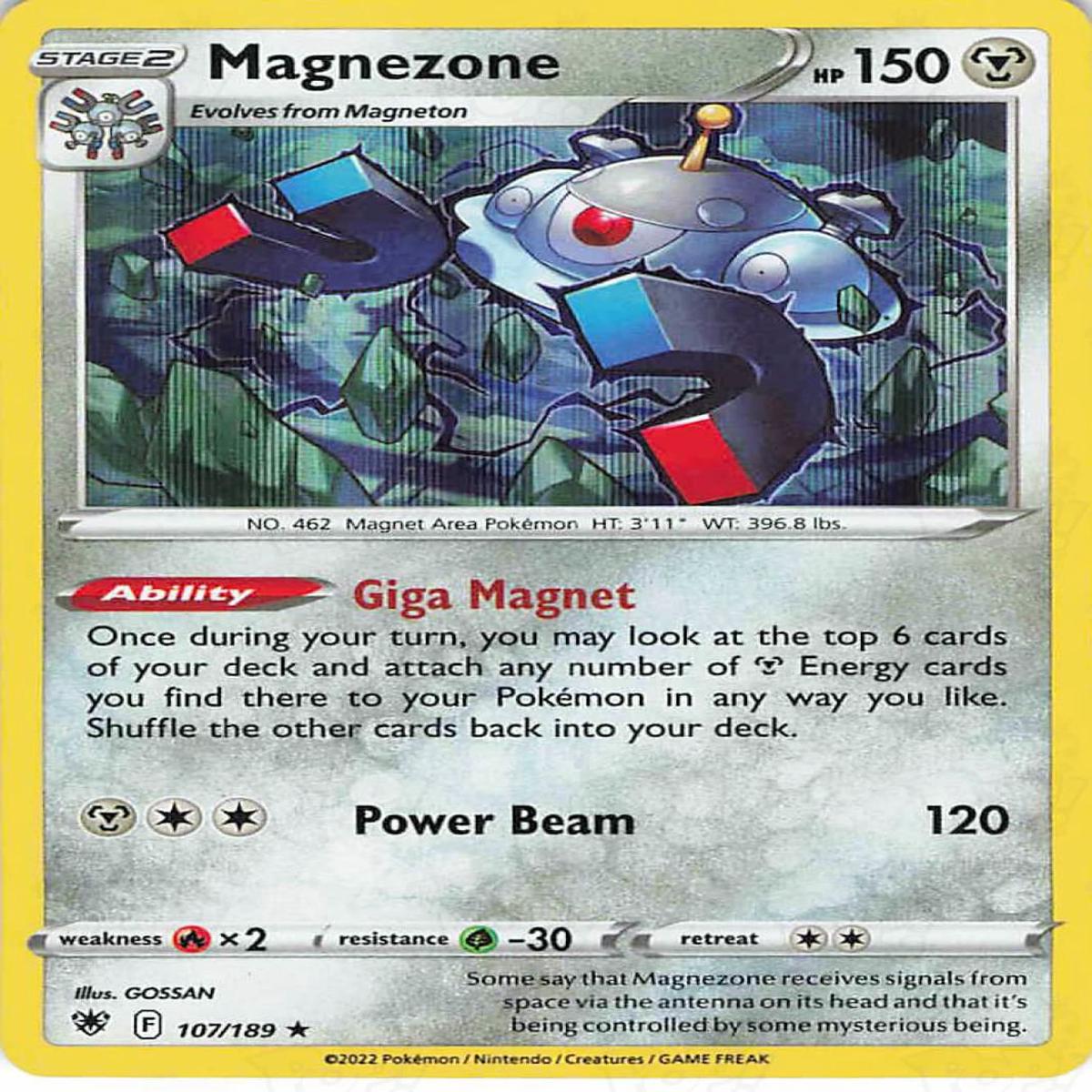 Pokemon TCG: Astral Radiance Magnezone 107/189 / Holo Rare