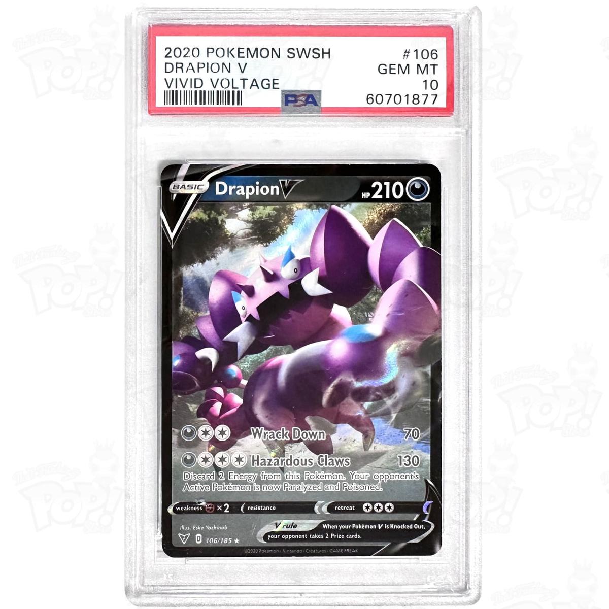 Pokemon TCG: Drapion V 106/185 PSA 10 #2