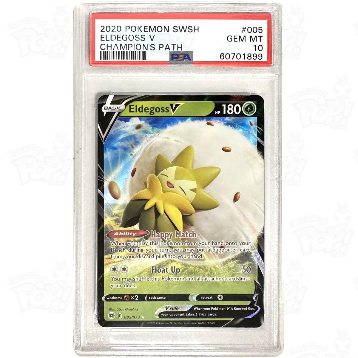 Pokemon TCG: Eldegoss V Champion's Path 05/73 / Ultra Rare PSA 10