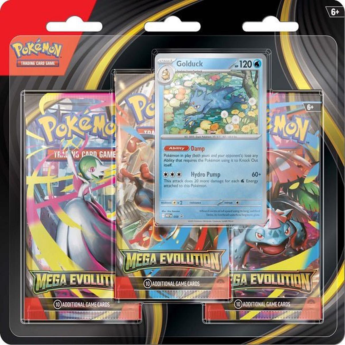 Pokemon TCG Mega Evolutions Three Booster Blister