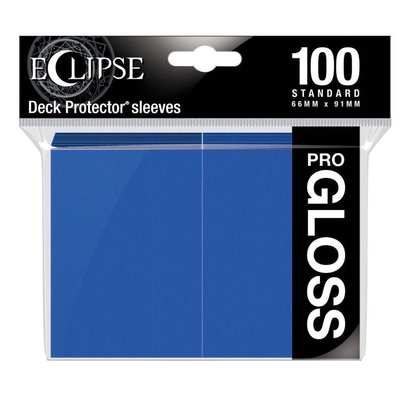 Ultra Pro 15602 Eclipse Gloss Standard Sleeves: Pacific Blue