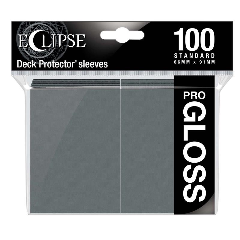 Ultra Pro 15611 Eclipse Gloss Standard Sleeves: Smoke Grey