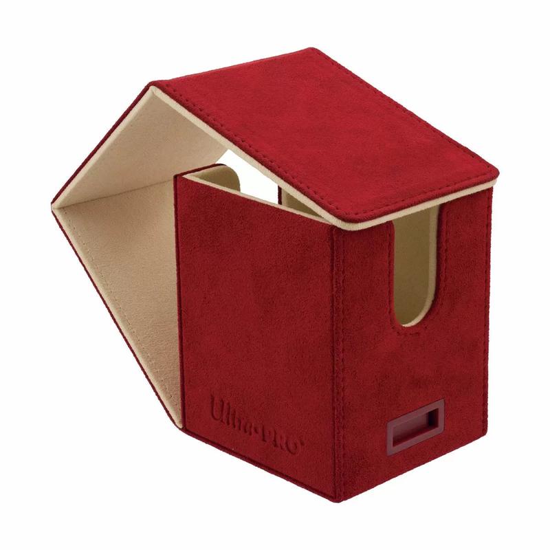 Ultra Pro 15932 Vivid Deluxe Alcove Flip Deck Box (Red)