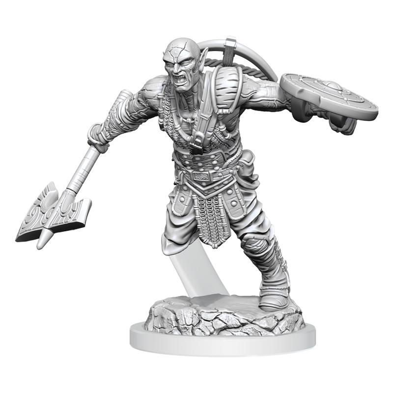 WizKids 90402 D&D Nolzurs Marvelous Miniatures: Earth Genasi Fighter