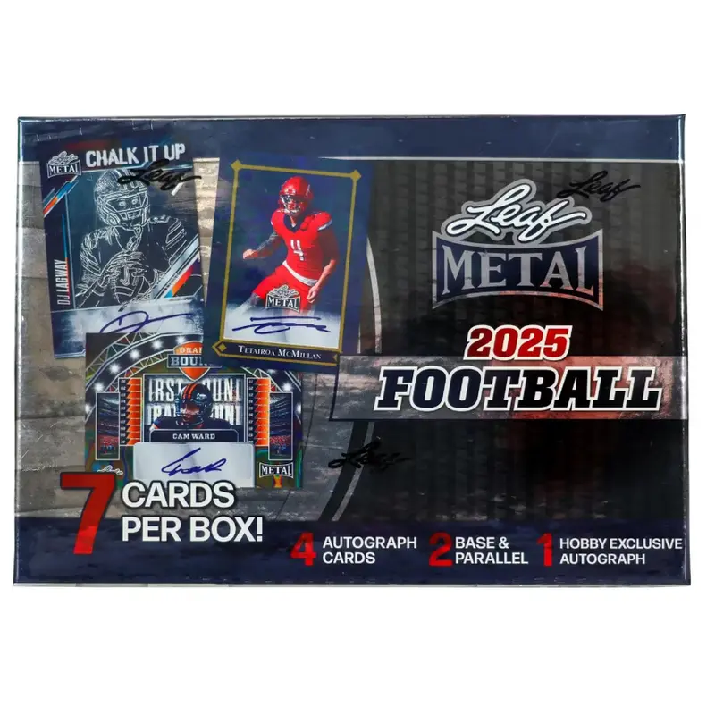 2025 Leaf Metal Football Hobby Box