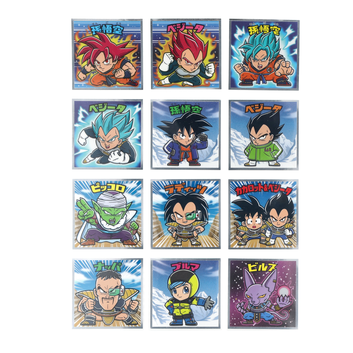 DRAGON BALL MAN SUPER Collector's Sticker (Complet set)