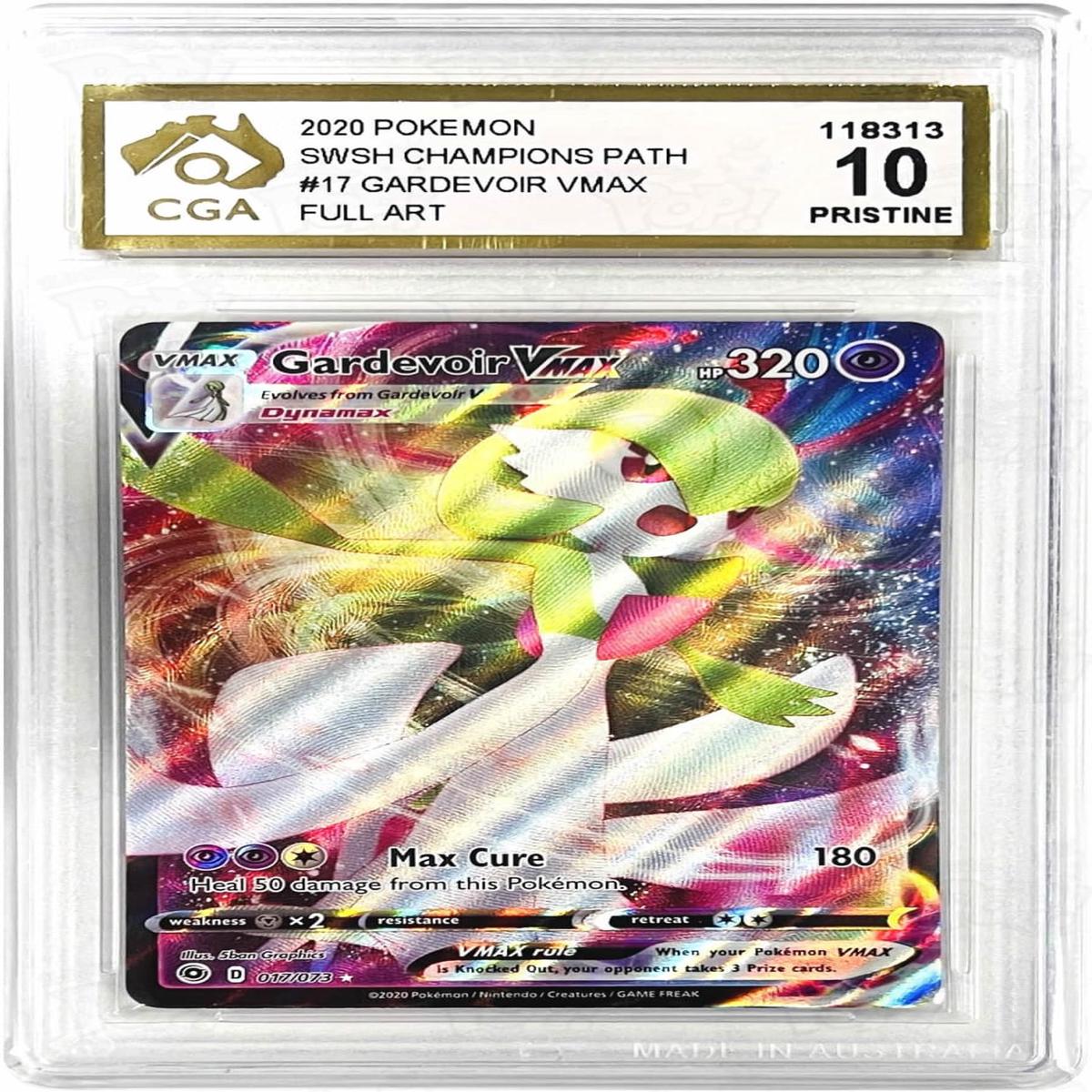 Pokemon TCG: Champions Path Gardevoir VMAX 17/73 / Ultra Rare CGA 10