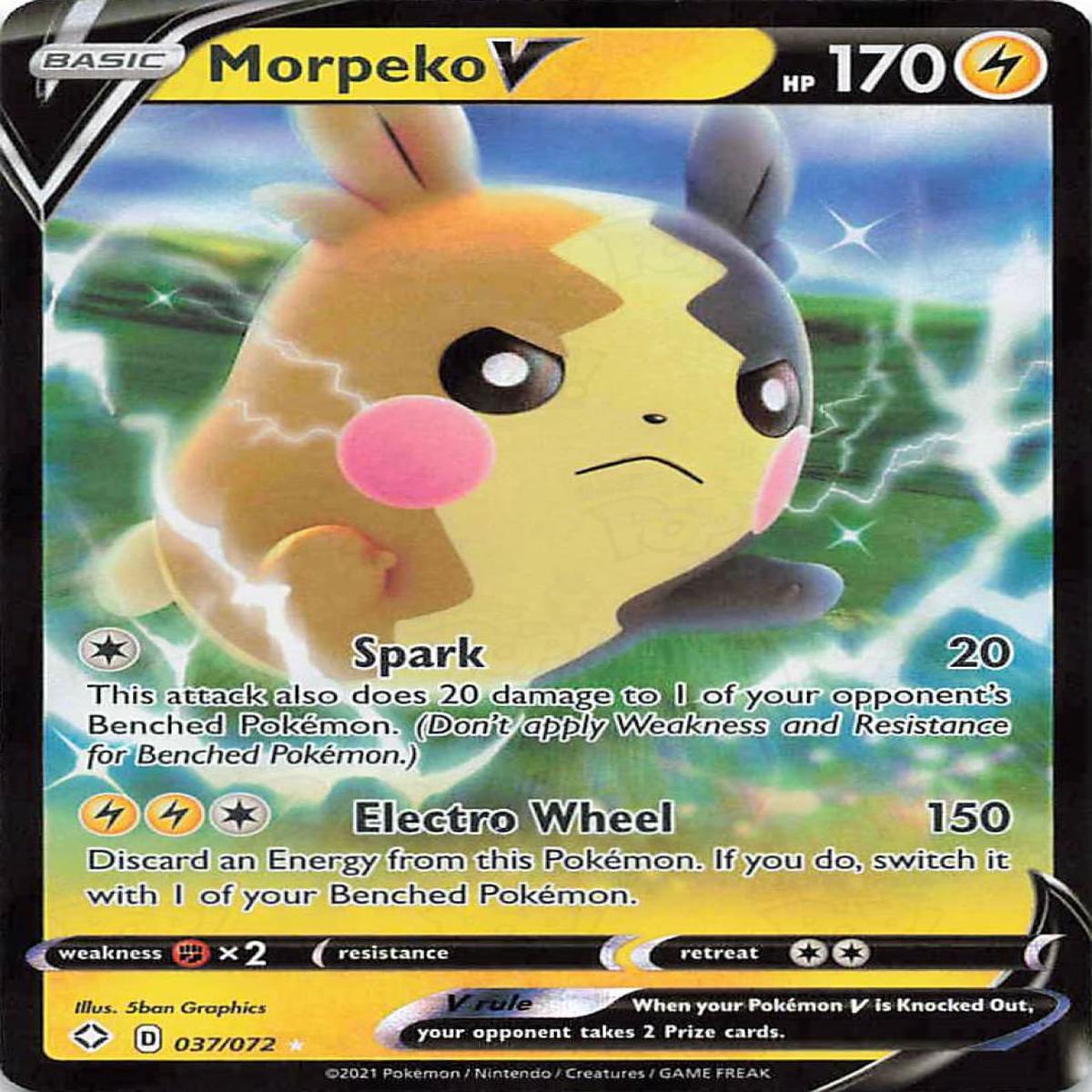 Pokemon TCG: Shining Fates: Morpeko V 037/072 / Ultra Rare