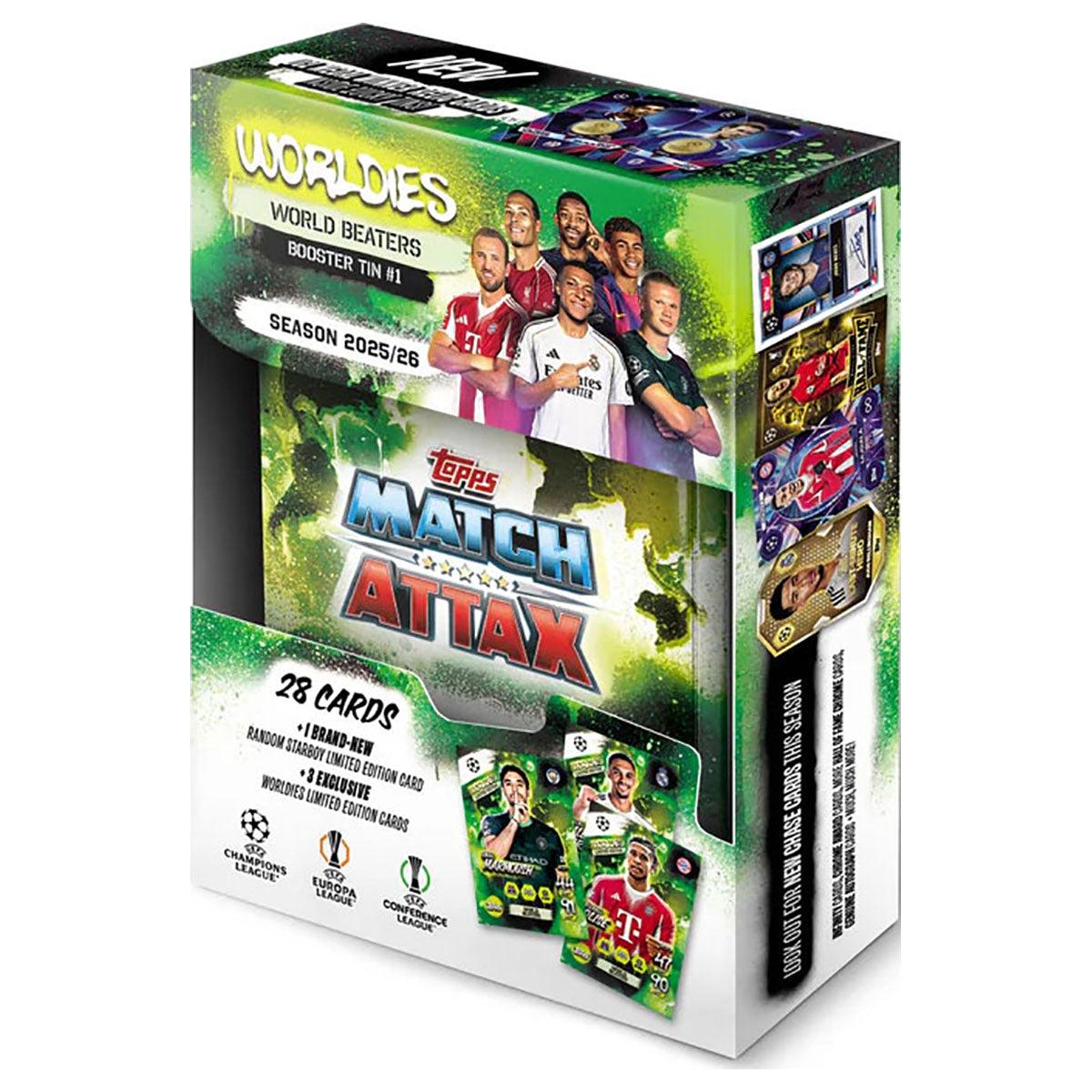 Topps Match Attax Seaon 2025/26 Worldies World Beaters Booster Tin #1