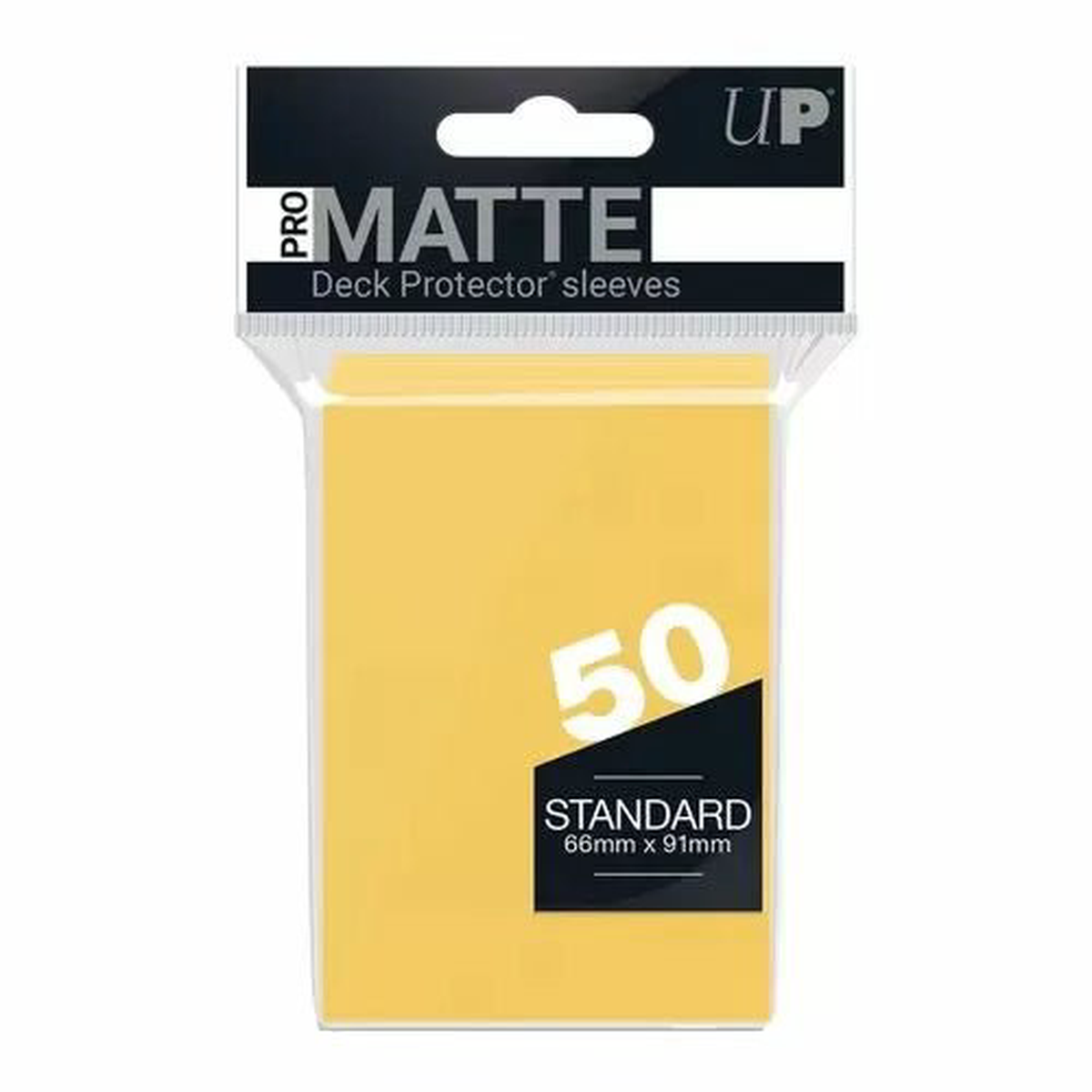 Ultra Pro Pro-Matte Standard Deck Protector Sleeves 50 pack (Yellow)