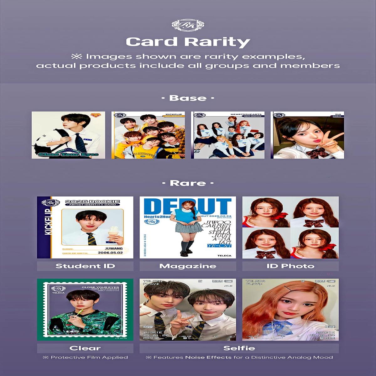 $2.00 KPOP Singles & Group Trading Card Base Single (1 Picked at Random, May Not Be Pictured)