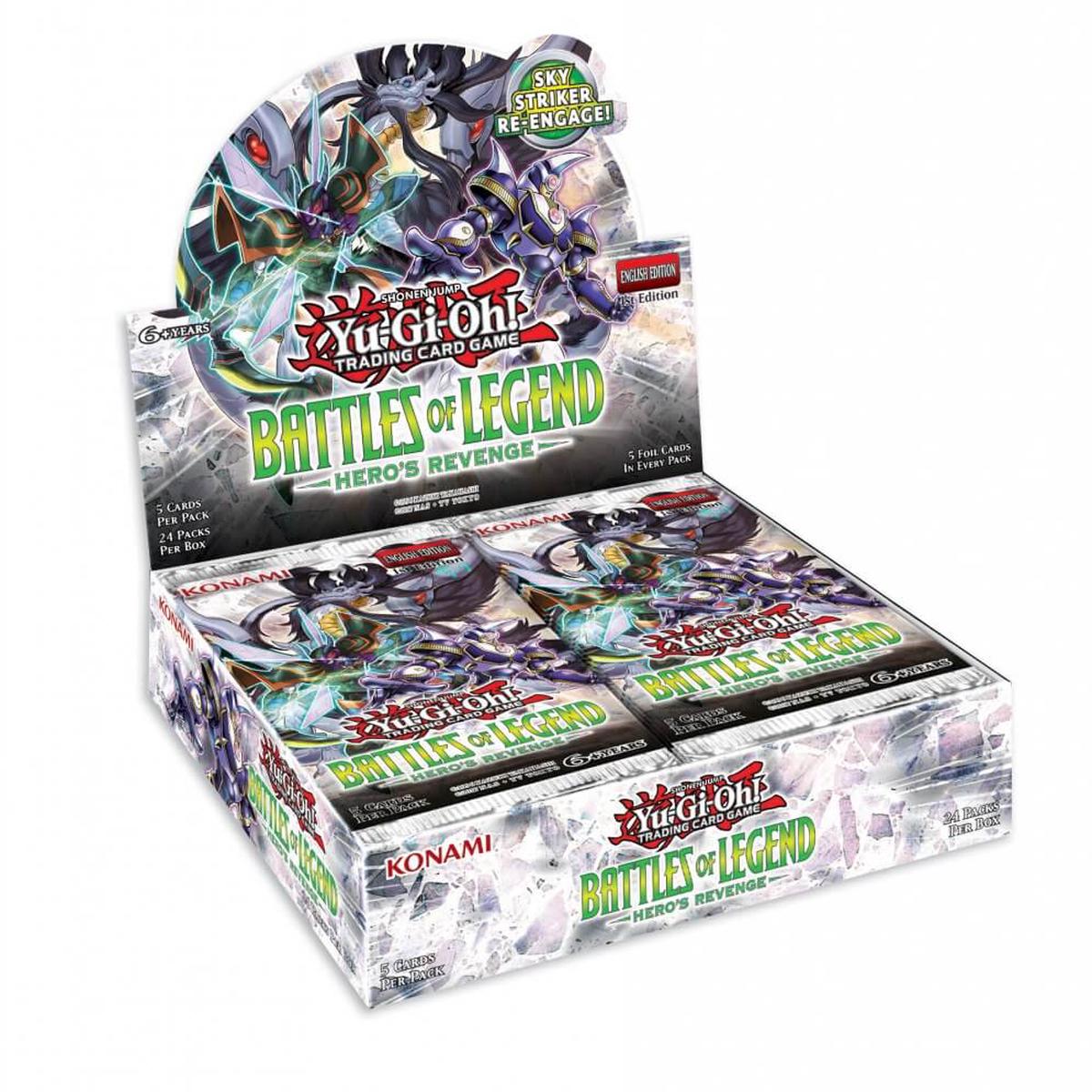 YuGiOh Battles of Legend: Hero's Revenge Booster Box