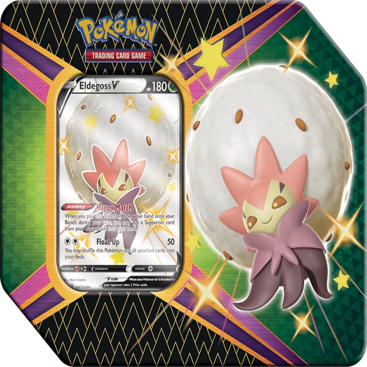 POKEMON TCG SHINING FATES: ELDEGOSS V TIN