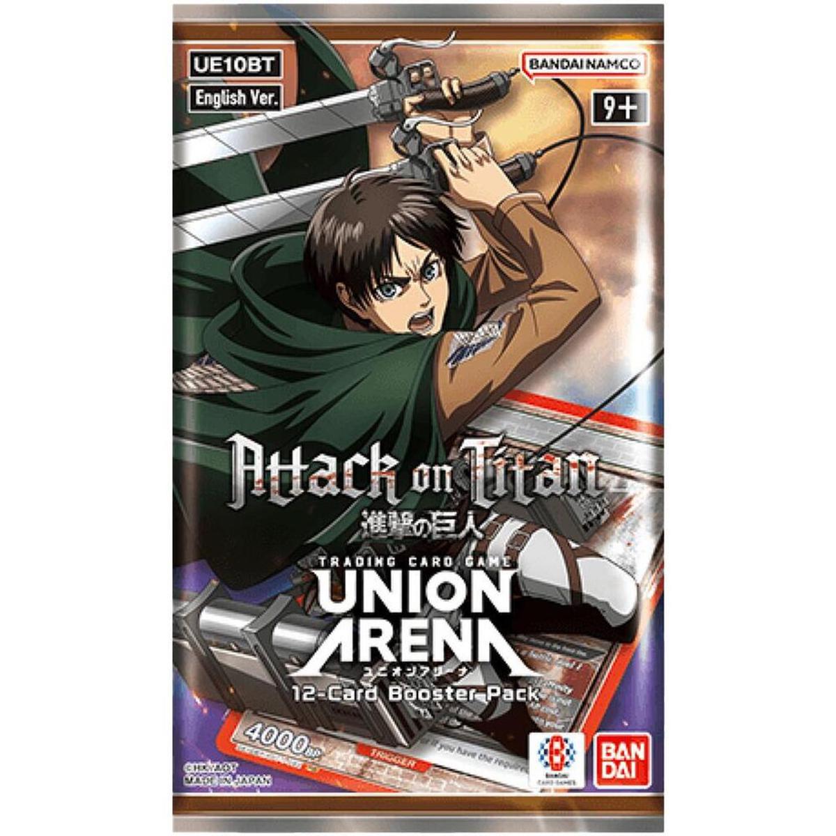 "Union Arena" Attack on Titan - Booster Pack (UE10BT)