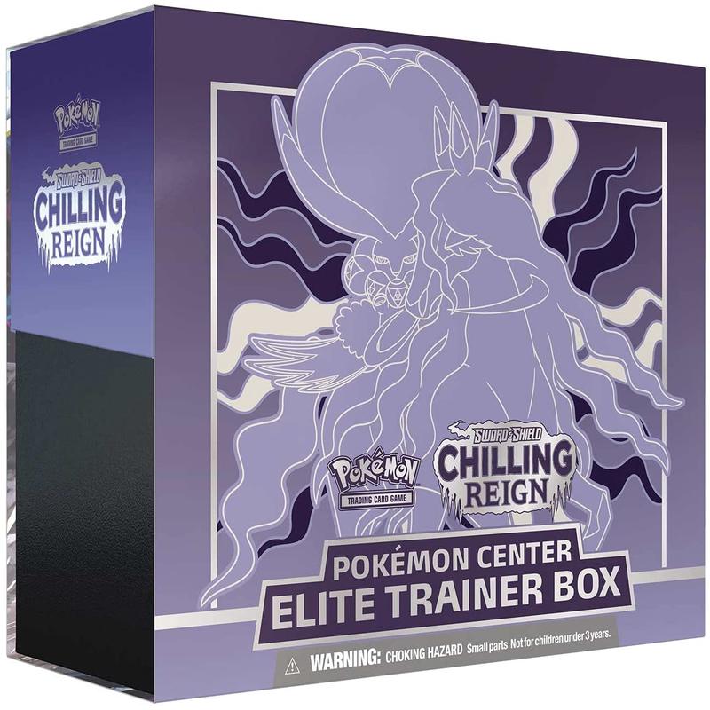 Pokemon TCG: Sword & Shield - Chilling Reign Elite Trainer Box - Shadow Rider Calyrex