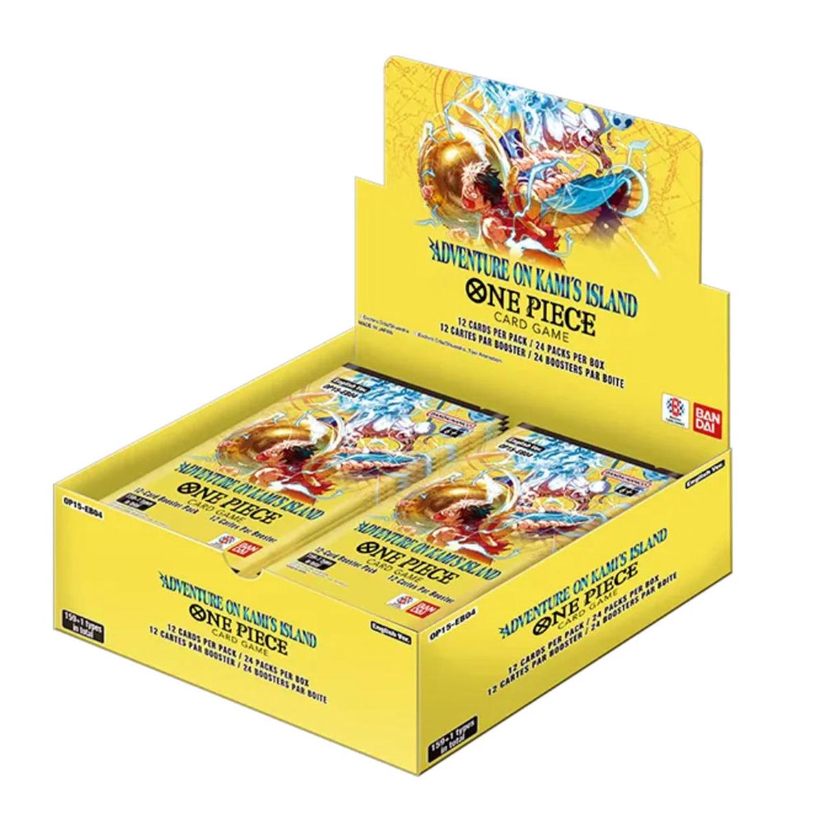 "One Piece Card Game" Adventure on KAMI's Island - BOX of 24 BOOSTER PACKS (OP-15)