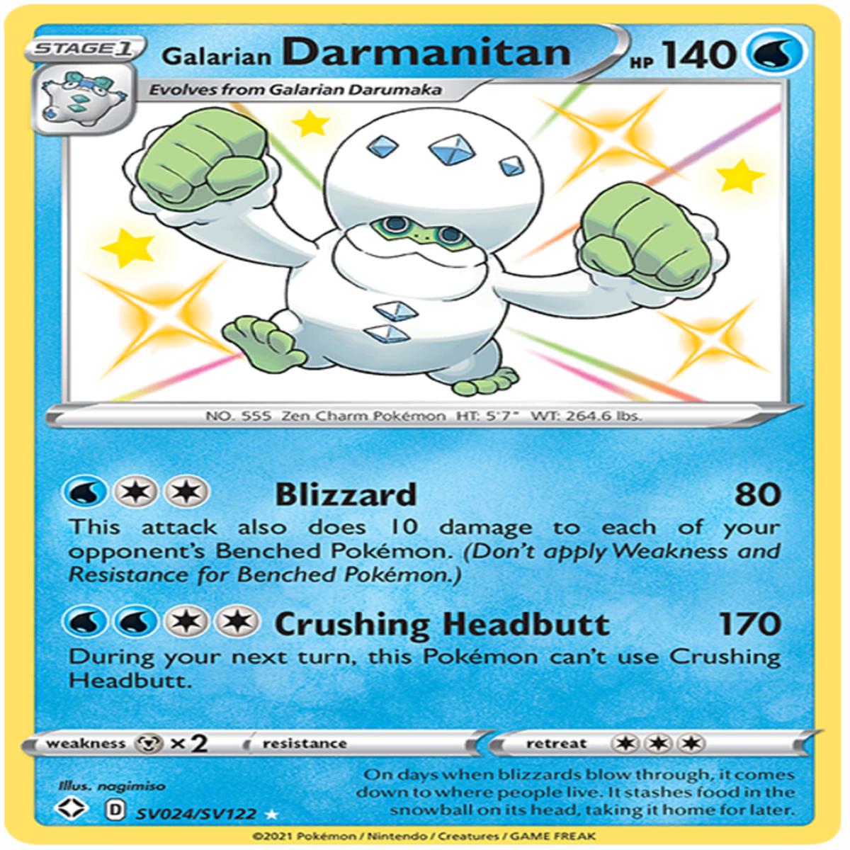 Galarian Darmanitan SV024/122