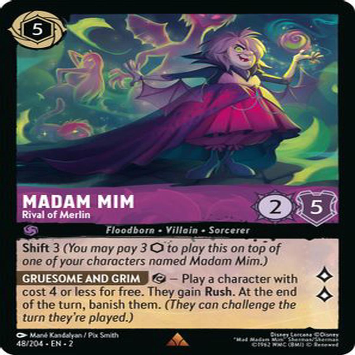 Madam Mim - Rival of Merlin 48/204 - Rare