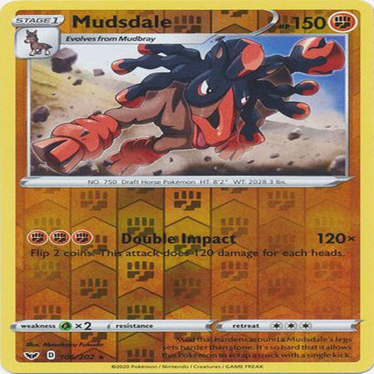 Mudsdale 106/202 - Reverse Holo