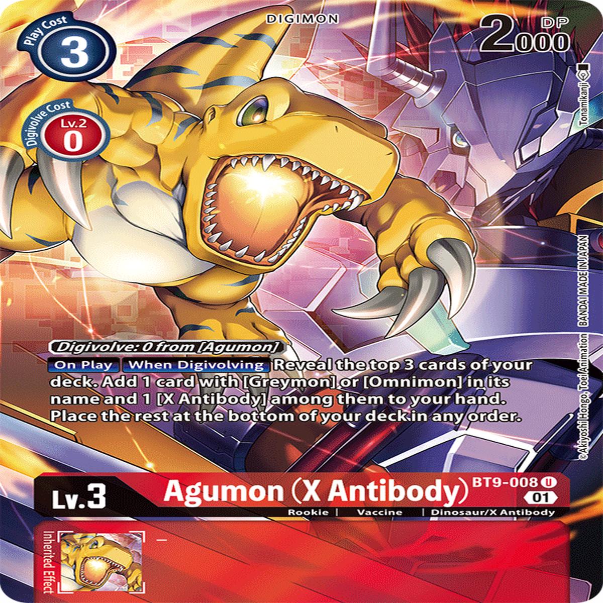 Agumon (X Antibody) Arte Alterno BT9-008