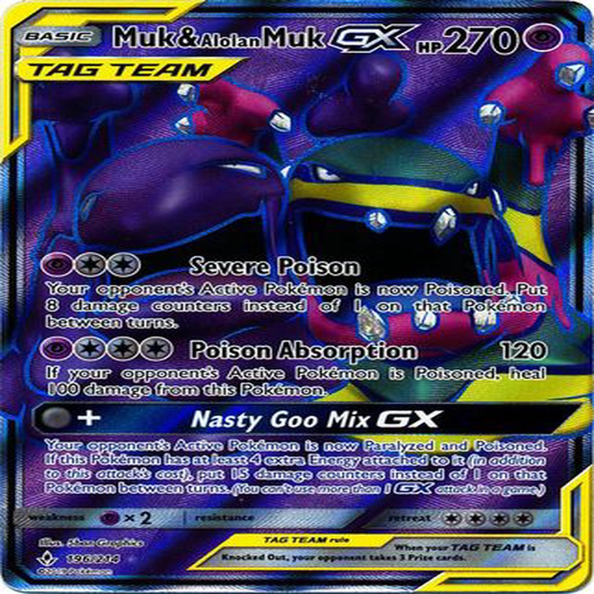 Muk & Alolan MukTag Team GX 196/214