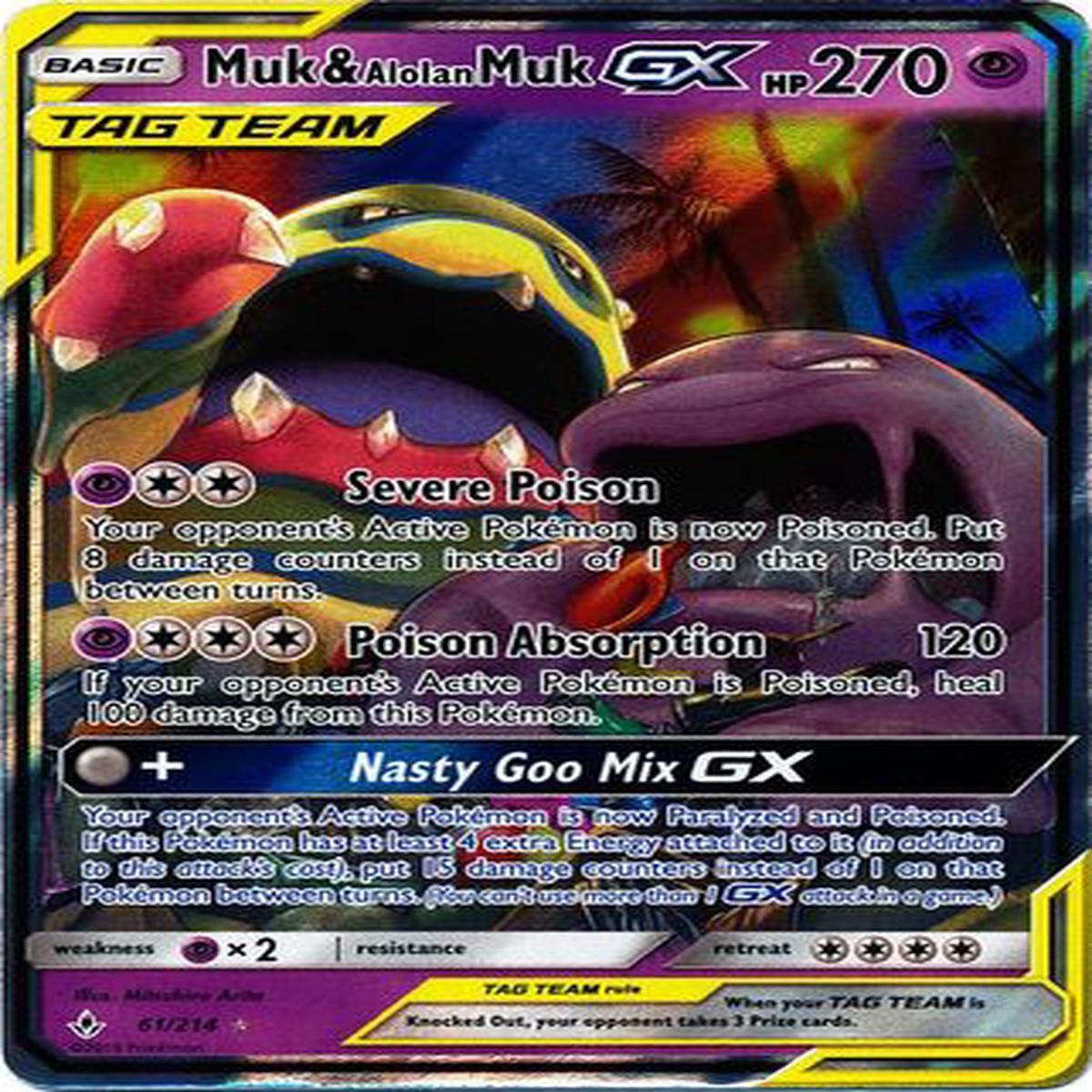 Muk & Alolan MukTag Team GX 61/214