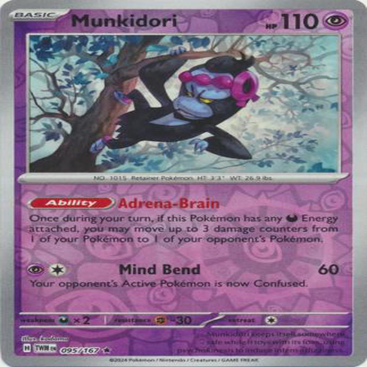 Munkidori 095/167 - Rare - Reverse Holo