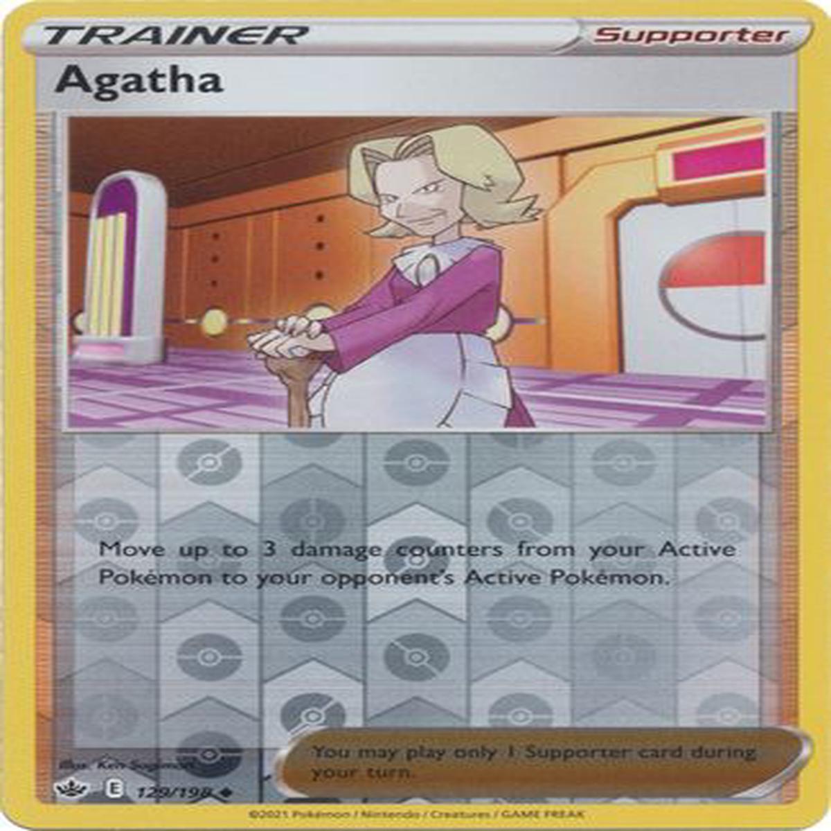 Agatha 129/198 Reverse Holo