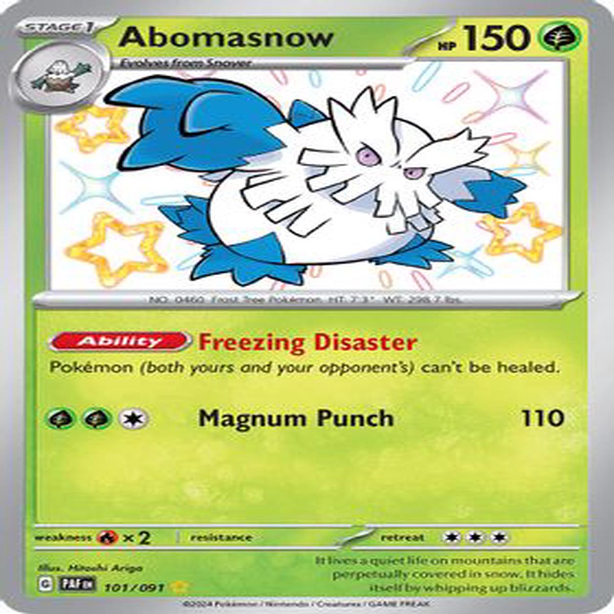 Abomasnow 101/091 - Shiny Rare