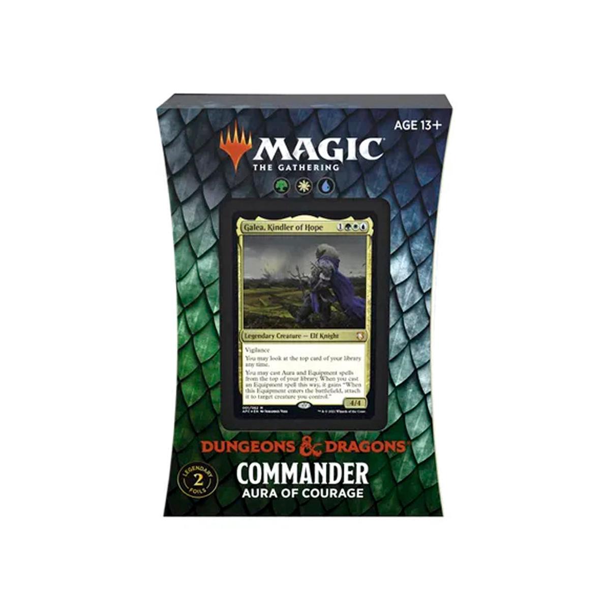 Adventures in the Forgotten Realms - Aura of Courage Commander Deck - Commander