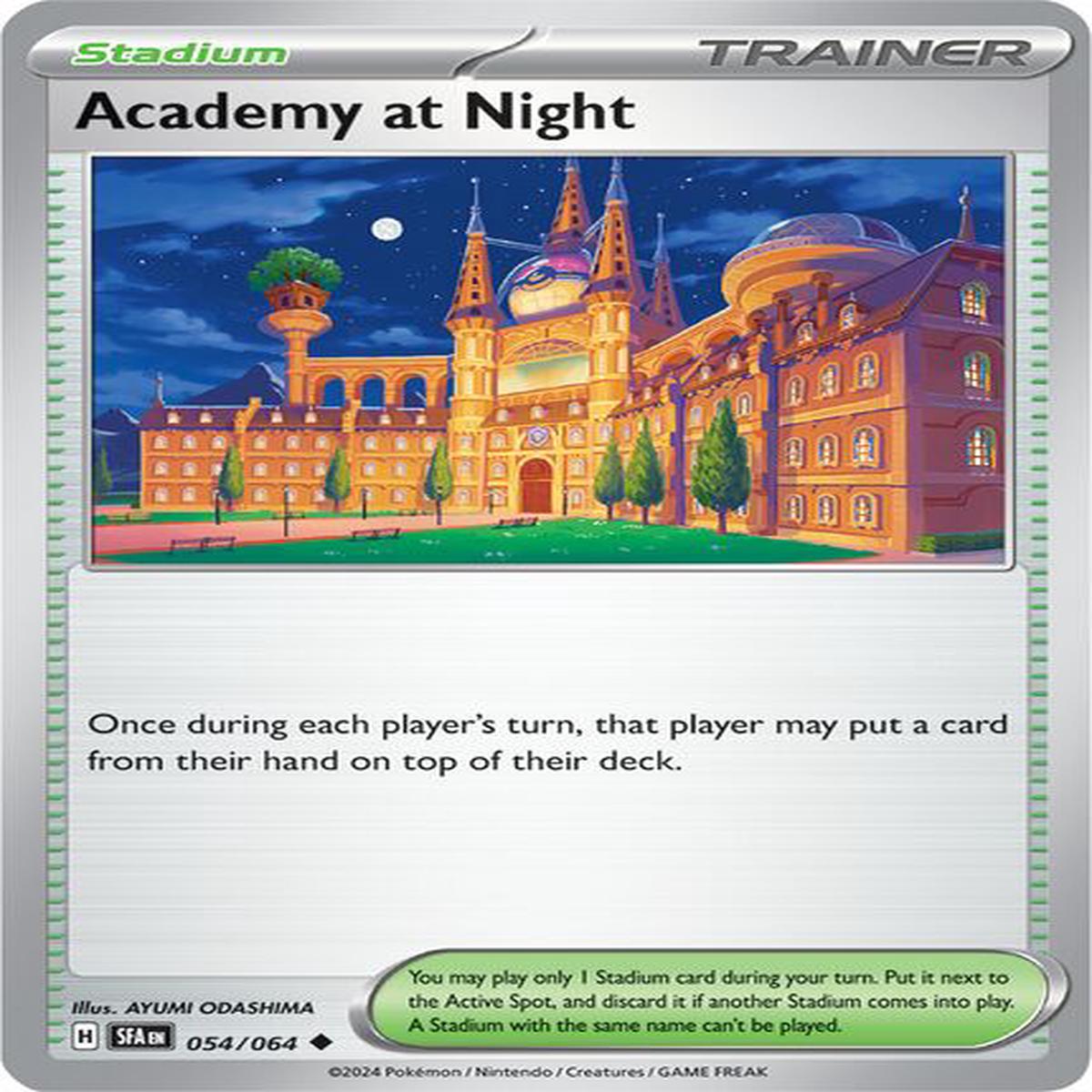 Academy at Night 054/064 - Uncommon - Reverse Holo