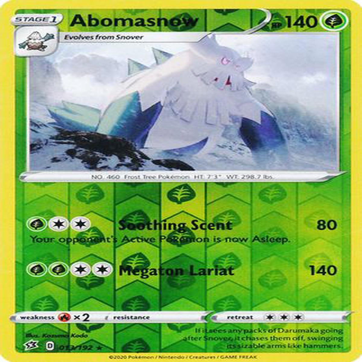 Abomasnow 013/192 - Reverse Holo
