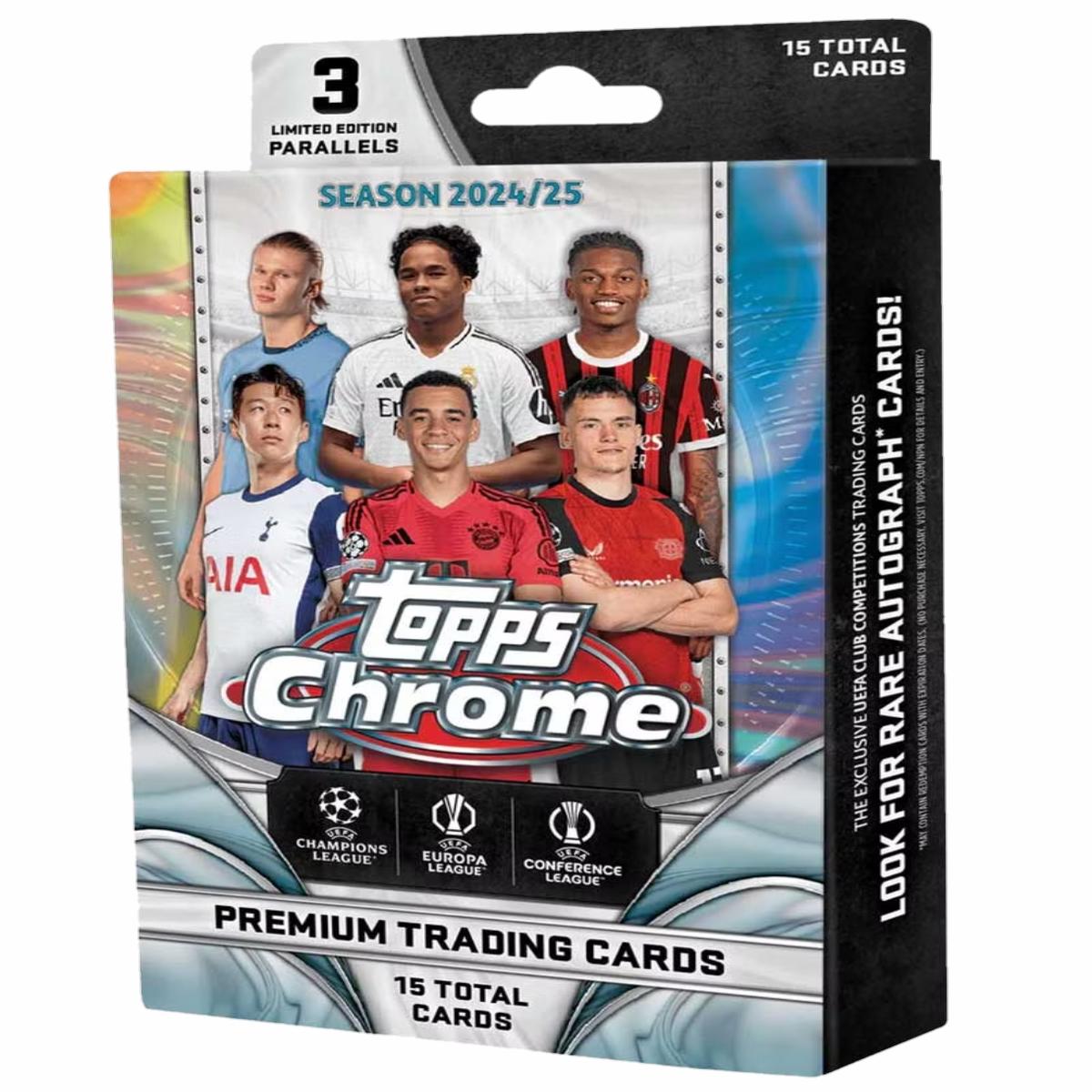 2024-25 Topps Chrome UEFA Club Competitions - Hanger Box