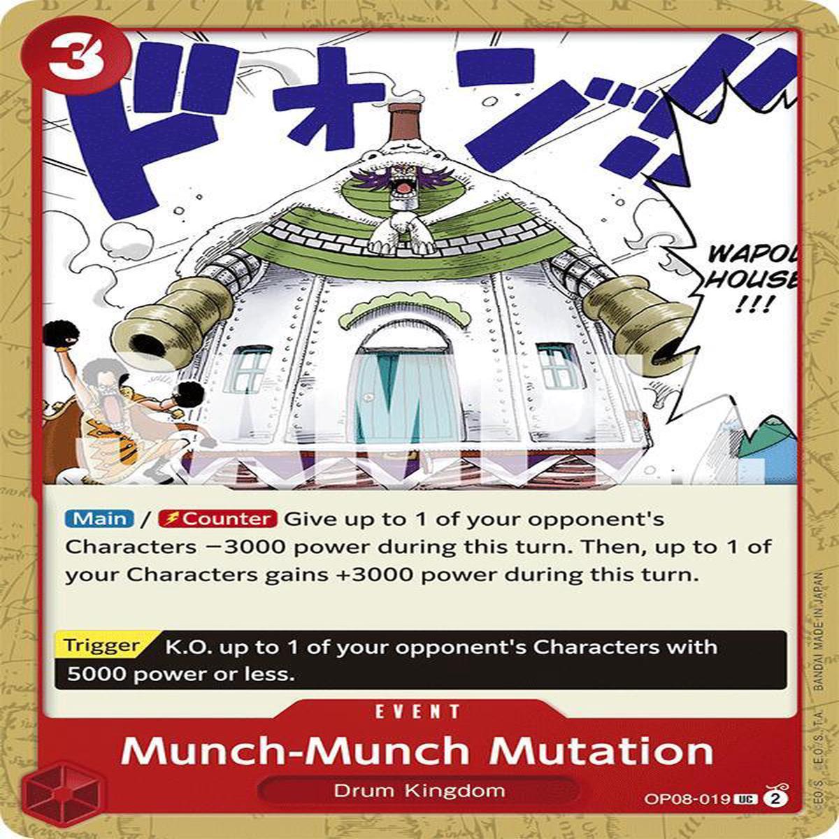 Munch-Munch Mutation OP08-019 Uncommon