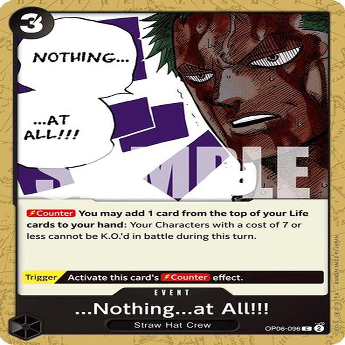 ...Nothing...at All!!! OP06-096 - Common