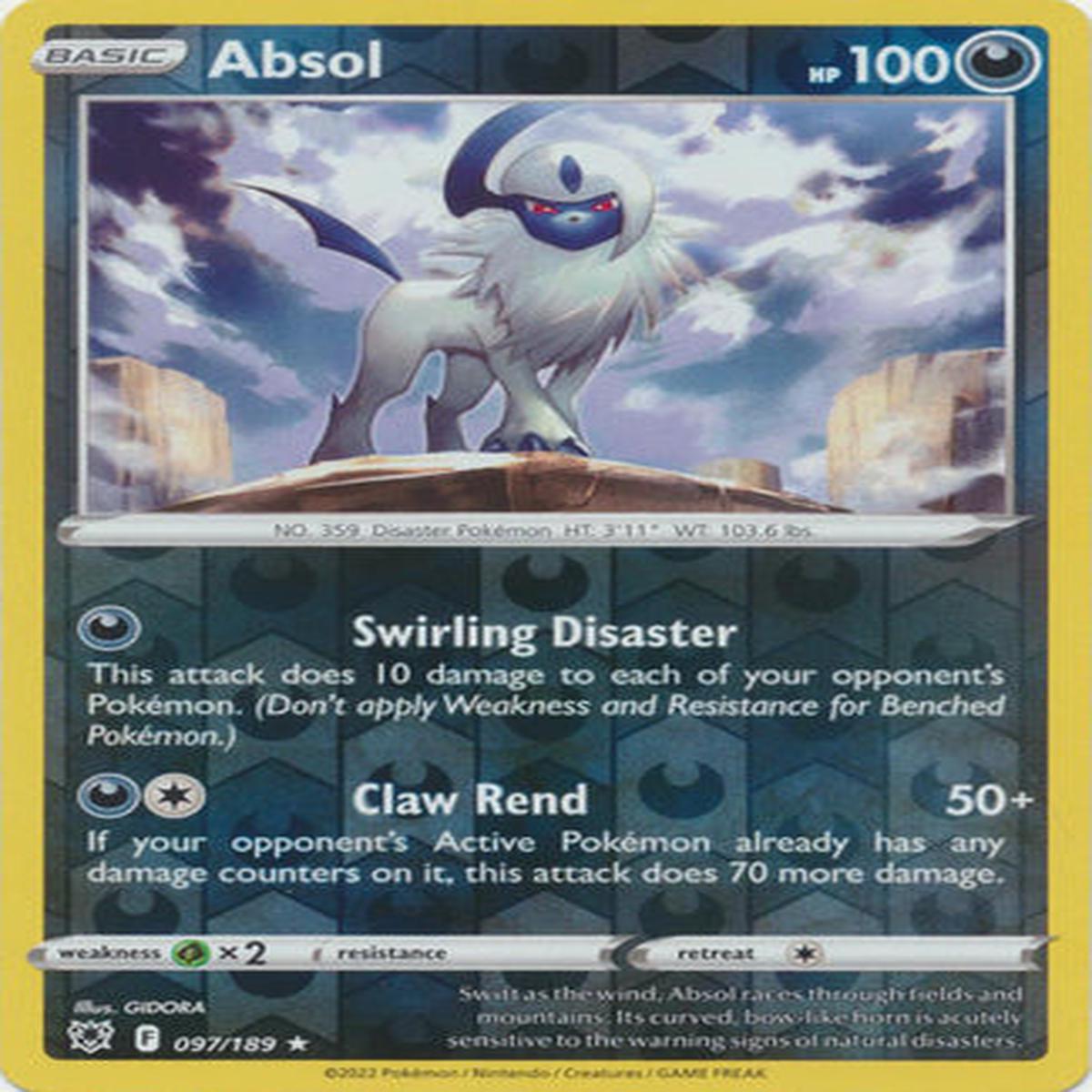 Absol 097/189 Reverse Holo