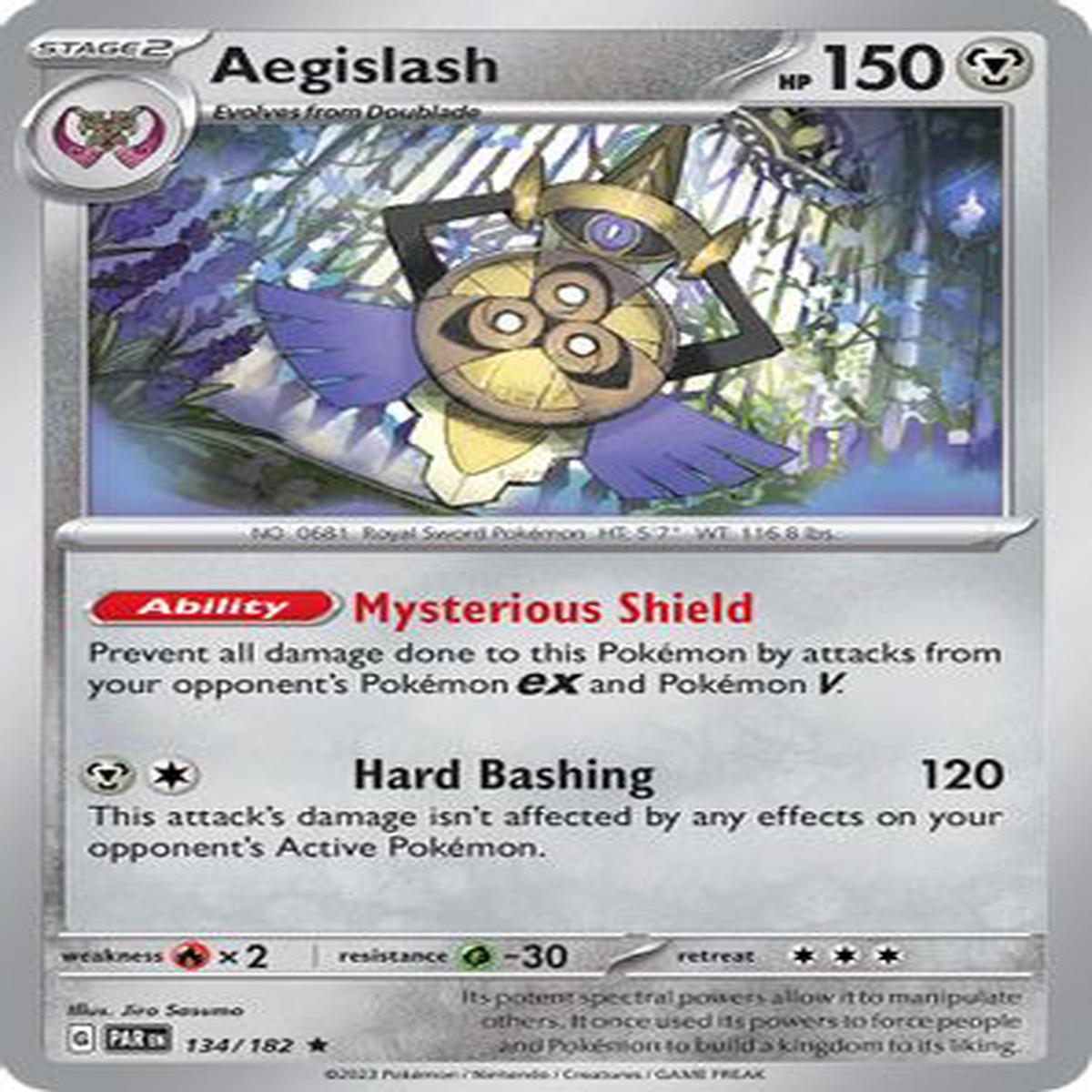 Aegislash 134/182 - Rare - Holo