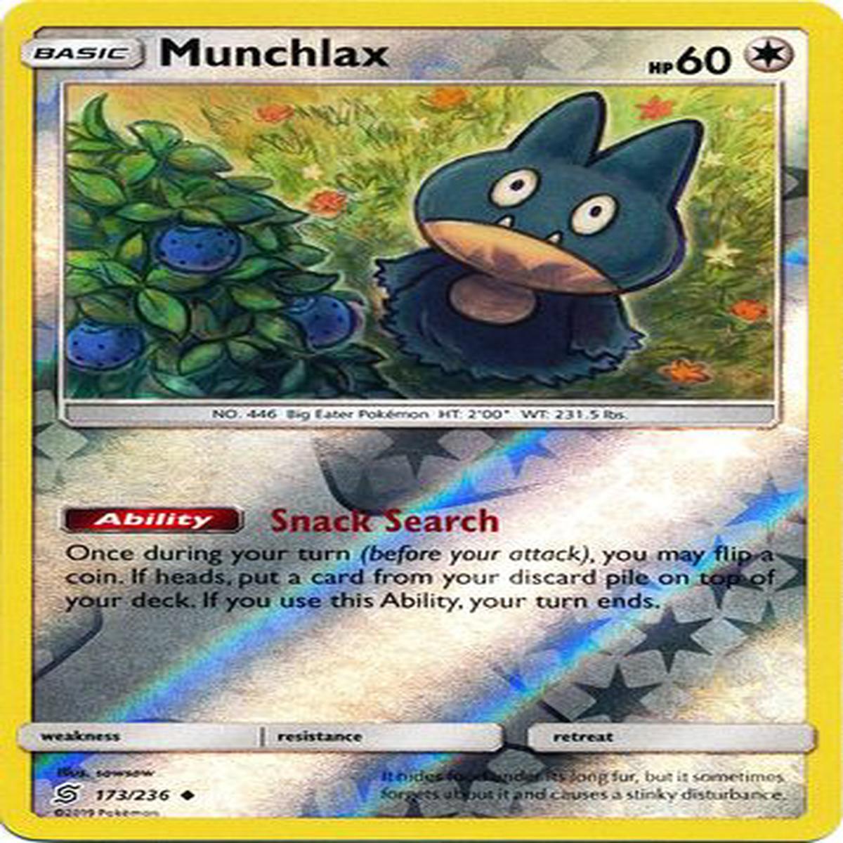 Munchlax 173/236 - Reverse Holo