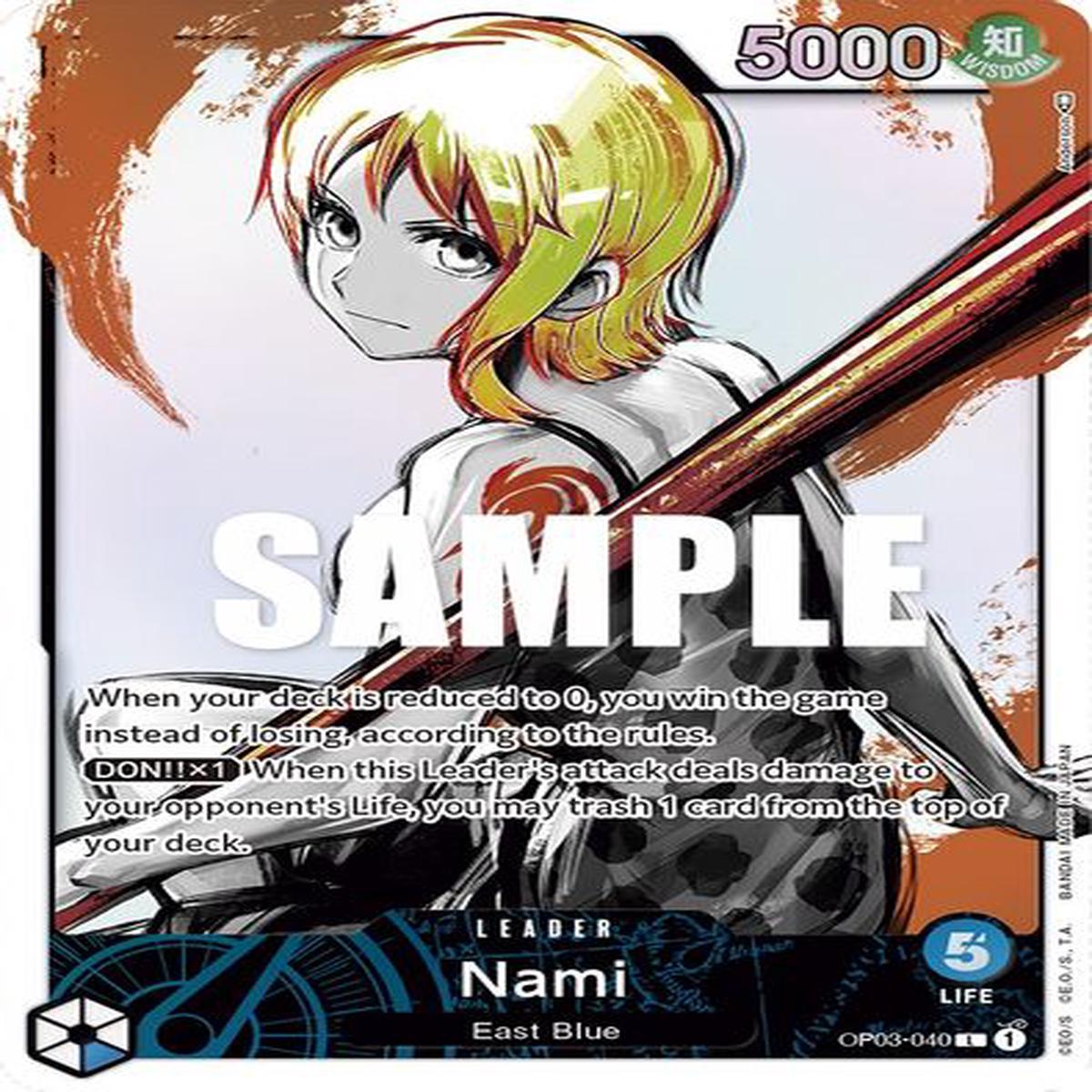 Nami (Alternate Art) OP03-040 - Leader