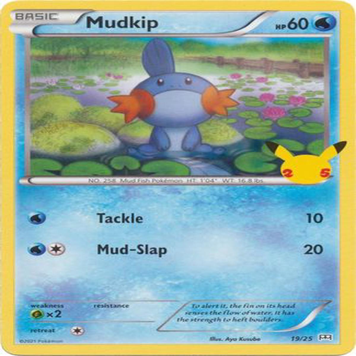 Mudkip 19/25 25 Aniversario
